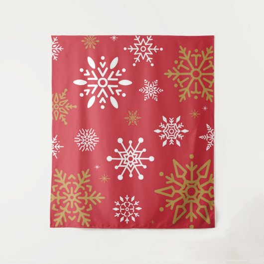 Sneeuwvlokken 16 wandkleed (Voorkant)