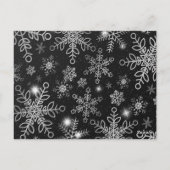 Sneeuwvlokken 8 briefkaart (Achterkant)