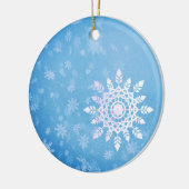 Sneeuwvlokken Aangepast Ornament (Links)
