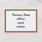 Sneeuwvlokken afgebeeld met rood lintje Label (Achterkant)