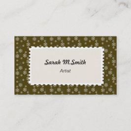 sneeuwvlokken, algemeen visitekaartje