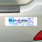 sneeuwvlokken_autisme bumpersticker (Op auto)