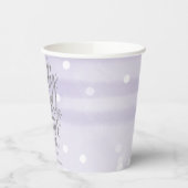 Sneeuwvlokken Baby Het is koud buiten Baby shower Papieren Bekers (Links)