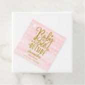 Sneeuwvlokken Baby Het is koud buiten het Baby sho Bedankjes Labels (In situ)