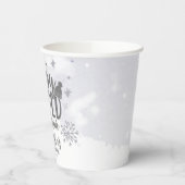 Sneeuwvlokken Baby Het is koude buitenband Baby sh Papieren Bekers (Links)