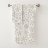 Sneeuwvlokken Bad Handdoek (Insitu)