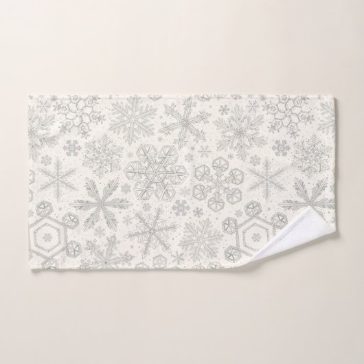 Sneeuwvlokken Bad Handdoek (Handdoek)