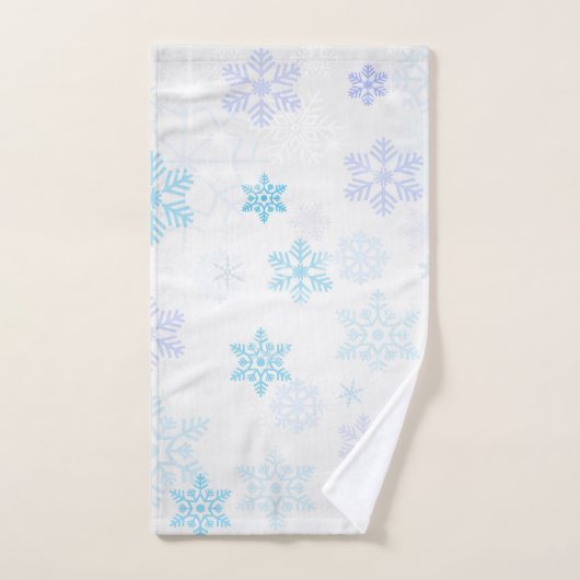 Sneeuwvlokken Bad Handdoek (Handdoek)