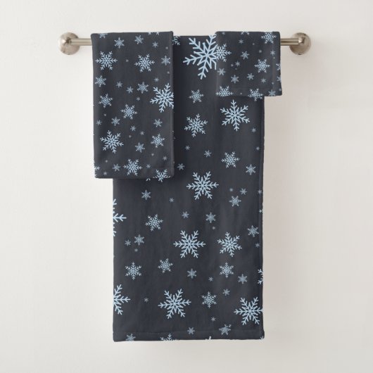Sneeuwvlokken Bad Handdoek (Insitu)