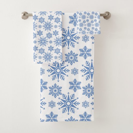 Sneeuwvlokken Bad Handdoek (Insitu)