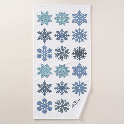Sneeuwvlokken Badhanddoek (Badhanddoek)