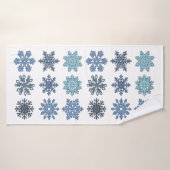 Sneeuwvlokken Badhanddoek (Badhanddoek)