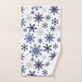 Sneeuwvlokken badhanddoek set bad handdoek (Handdoek)