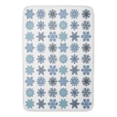 Sneeuwvlokken Badmat (Voorkant Verticaal)