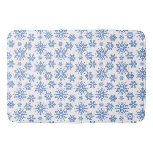 Sneeuwvlokken Badmat (Voorkant)
