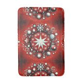 Sneeuwvlokken Badmat (Voorkant Verticaal)