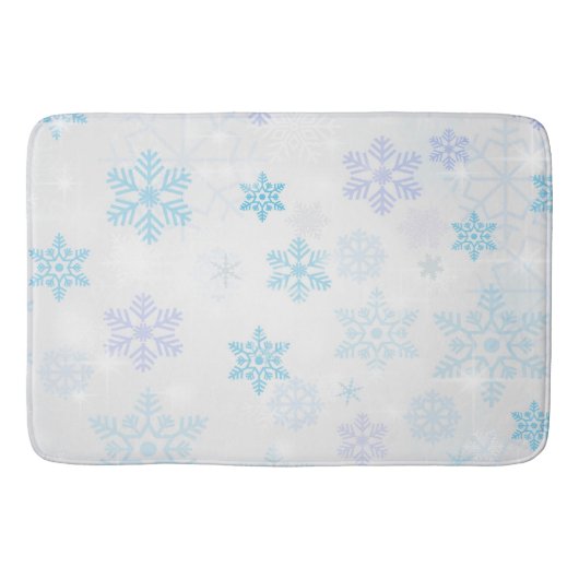 Sneeuwvlokken Badmat (Voorkant)