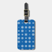 Sneeuwvlokken Bagagelabel (Voorkant verticaal)
