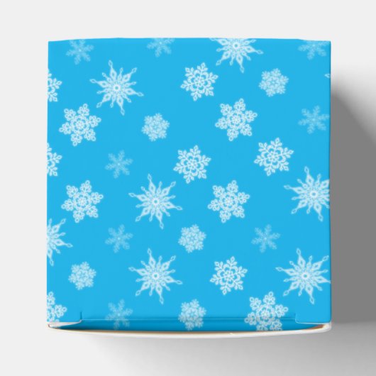 Sneeuwvlokken Bedankdoosjes (Bovenkant)