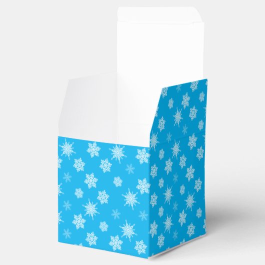 Sneeuwvlokken Bedankdoosjes (Geopend)