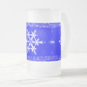 Sneeuwvlokken, bevroren, 16 oz, Mok van geglazuurd (Voorkant rechts)