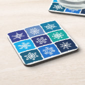 Sneeuwvlokken Bier Onderzetter (Linkerzijde)