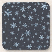 Sneeuwvlokken Bier Onderzetter (Voorkant)