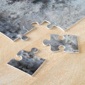 Sneeuwvlokken bij het vangen van paarden legpuzzel (Zijkant)