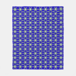 Sneeuwvlokken bij middernacht fleece deken