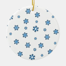Sneeuwvlokken (blauw en zwart)