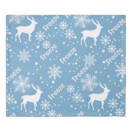 Sneeuwvlokken blauw Kerstmis