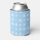 Sneeuwvlokken Blikjeskoeler (Blikje Achterkant)