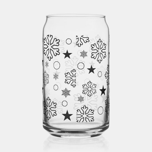 Sneeuwvlokken Blikvorm Glas (Rechts)