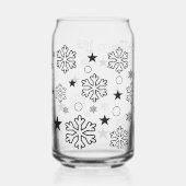 Sneeuwvlokken Blikvorm Glas (Links)