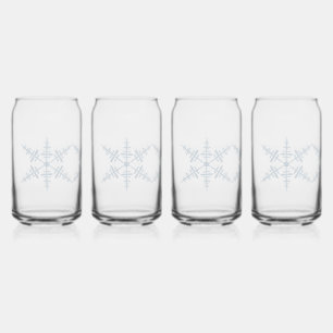 Sneeuwvlokken Blikvorm Glas