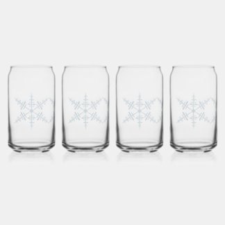 Sneeuwvlokken Blikvorm Glas