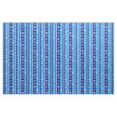 Sneeuwvlokken Blue Stripes Stof (Yard (91,4 cm))