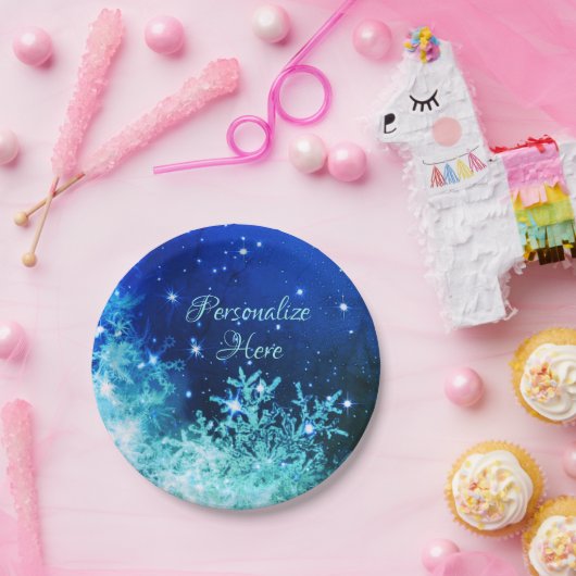 Sneeuwvlokken bord (Feest)