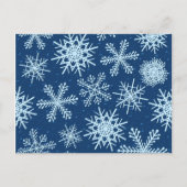 Sneeuwvlokken, briefkaart (Voorkant)