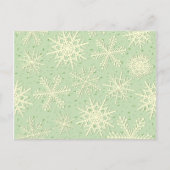 Sneeuwvlokken, briefkaart (Voorkant)