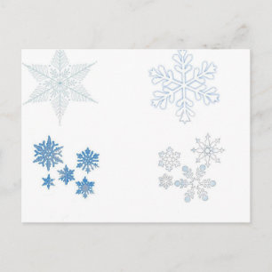 Sneeuwvlokken Briefkaart