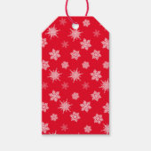 Sneeuwvlokken Cadeaulabel (Voorkant)