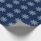 Sneeuwvlokken Cadeaupapier (Hoek)