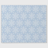 Sneeuwvlokken Cadeaupapier (Vlak)