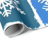Sneeuwvlokken Cadeaupapier (Rol Hoek)