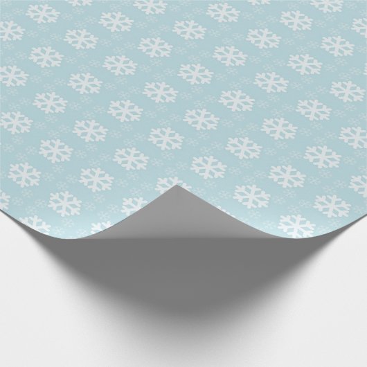 "Sneeuwvlokken" Cadeaupapier (Hoek)