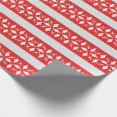 Sneeuwvlokken Cadeaupapier (Hoek)