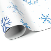 Sneeuwvlokken Cadeaupapier (Rol Hoek)