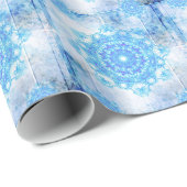 Sneeuwvlokken Cadeaupapier (Rol Hoek)
