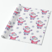 Sneeuwvlokken Cadeaupapier (Uitgerold)